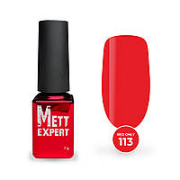 Гель-лак Mett Expert Red only №113 Оранжево-розовый 7 г