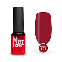 Гель-лак Mett Expert Red only №121 Спелая вишня 7 г