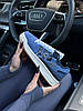 Жіночі кросівки Adidas Forum 84 Low Off White Navy White Адідас Форум Лов 84 сині замш демісезон, фото 7