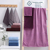 Полотенце для Банное Махровое размер 80*160 см разные цвета