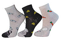 Шкарпетки дитячі 4411 035 р.14-16 асорті Зайчик. Котик. Мишка