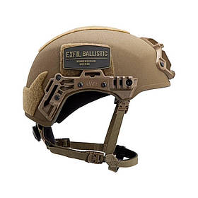 Балістичний шолом EXFIL Team Wendy Ballistic Rail 3.0, Size: 2 - L/XL (58-63 см), Колір: Coyote Brown