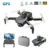 Коптер профессиональный с камерой LSRC S+ Ultra 4K HD FPV, БК двигатели, 1,2 км до 30 мин. полета + КЕЙС