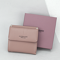 Жіночий шкіряний гаманець Las Fernando 209-103D2 маленький пудровий