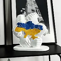 Скульптура Glory to Ukraine колір білий