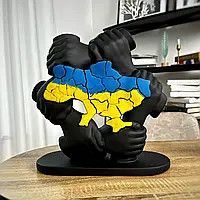 Скульптура Glory to Ukraine колір чорний