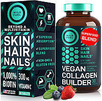 Стимулирует естественную выработку коллагена Wild Fuel Vegan Collagen Builder 30 таблеток