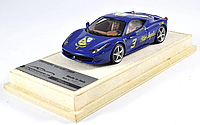 Колекційна модель авто 1/43 Ferrari 458 Italia Blue Angels #3 Brent Stevens Tecnomodel Limited 8 of 26