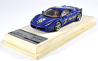 Коллекционная модель авто 1/43 Ferrari 458 Италия Blue Angels #3 Brent Stevens Tecnomodel Limited 8 of 26