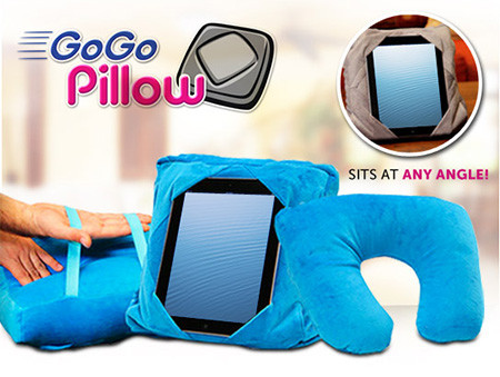 Новинка! Gogo Pillow 3 в 1 Подушка под голову, рюкзак, подставка под планшет - фото 4 - id-p2080845274