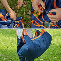 Новинка! Раскладная сумка - коврик 2 в 1 Lazy Bones Bag Многофункциональная сумка-подстилка для пикника