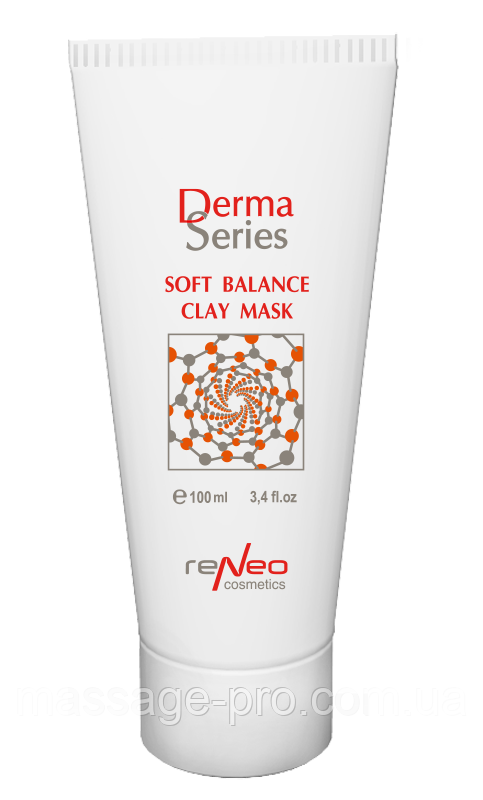 Поживна маска для обличчя Derma Series Soft balance clay mask 100 мл Маска з освітлювальним ефектом