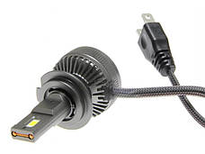 Світлодіодні LED лед автолампи BAXSTER PW цоколь H7 130W 12V, світло 6000К, 11000Лм з обманкю CANBUS, фото 4