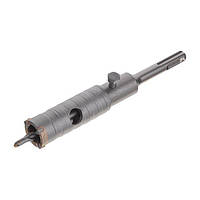 Комплект: Свердло корончасте по бетону 26 мм + Перехідник SDS Plus 100 мм INTERTOOL SD-7026