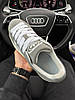 Чоловічі кросівки Adidas Campus 00s Grey White Gum Адідас Кампус сірі замша демісезон, фото 8