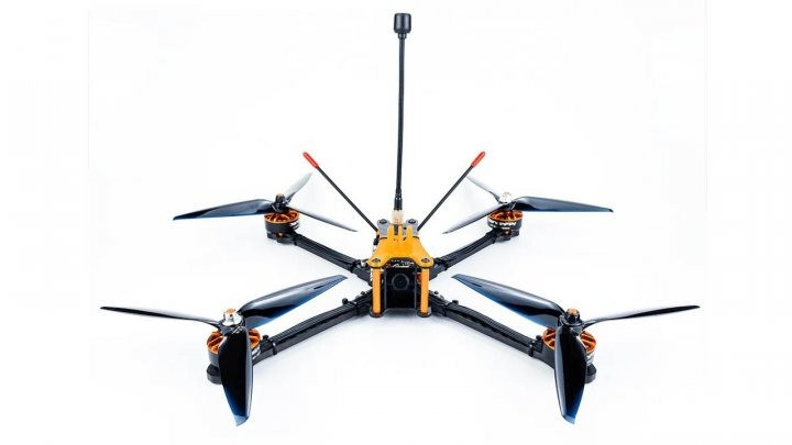 Квадрокоптер FPV дрон Darwin129 с камерой 7" Long Range PNP: продажа ...