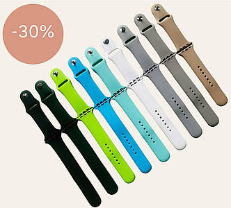 Силіконовий ремінець для Apple Watch 42/44 мм