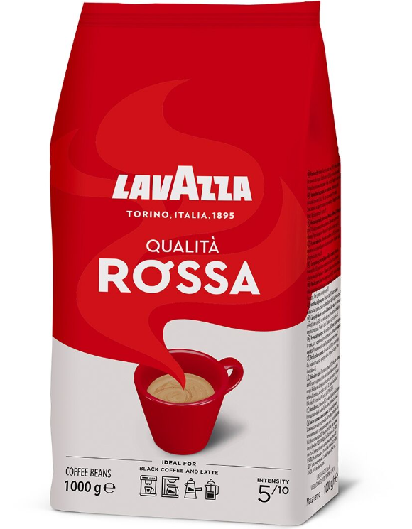 Lavazza Qualita Rossa 1kg 1/6, фото 1