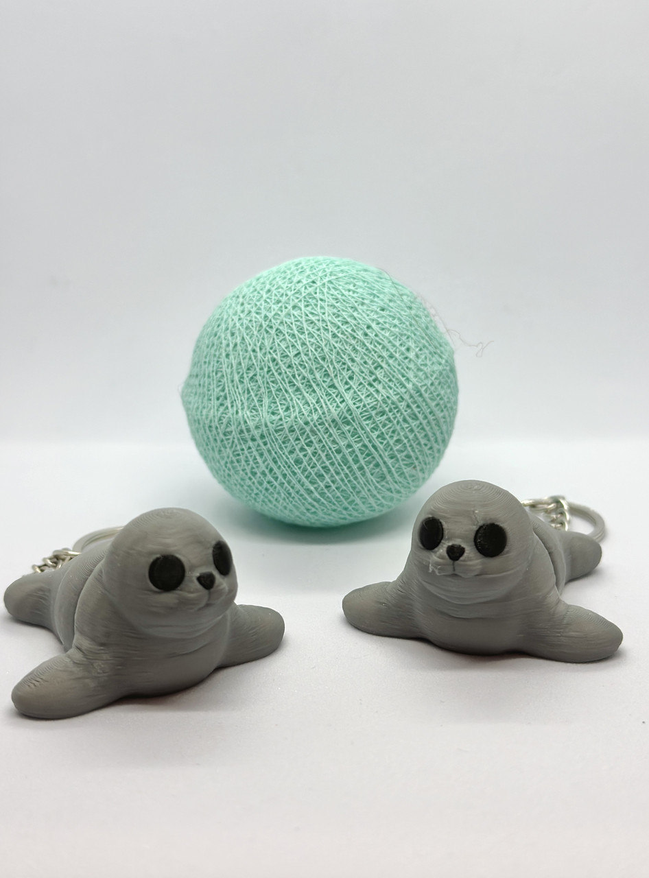 Брелок Морський котик надруковано на 3д принтері, фото 1