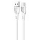 Кабель Usams Type-C U65 Liquid Silicon 3A White