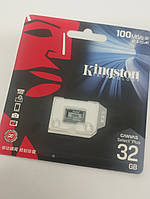 Карта памяти MicroSD Kingston 32 ГБ Class 10 UHS Micro SD 80 Мбит/с Флешка