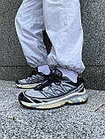 Чоловічі / жіночі кросівки Salomon XT-6 Expanse Grey Black, унісекс сірі шкіряні кросівки саломон хт6, фото 2