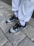 Чоловічі / жіночі кросівки Salomon XT-6 Expanse Grey Black, унісекс сірі шкіряні кросівки саломон хт6, фото 9