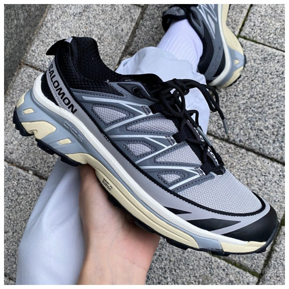 Чоловічі / жіночі кросівки Salomon XT-6 Expanse Grey Black, унісекс сірі шкіряні кросівки саломон хт6, фото 1