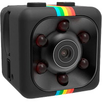 Екшн-камера нічного бачення SQ11 HD 1080 mini-камера з нічною підсвіткою, Підтримка до 32 Гб.
