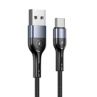 Кабель Usams Type-C U55 Aluminum Alloy 2A 1.0m Black