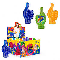 Детская вязкая масса, слайм "LIKE Magic Slime" LMS-01-01U баночка в виде пальца Adwear Дитяча в'язка маса,
