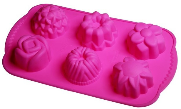 Силіконова форма для випікання кексу "На лузі", фото 1