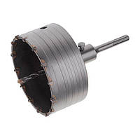 Комплект: Свердло корончасте по бетону 120 мм + Перехідник SDS-plus 100 мм INTERTOOL SD-7120