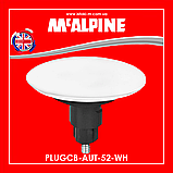 Зливний корок клік-клак для ванни або душового піддона білий PLUGCB-AUT-52-WH McAlpine, фото 5