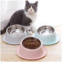 Миска для кошачьего корма, кормушка для кошек и собак приподнятая на 15 ° 20,5 см