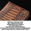 Чохол для Samsung Galaxy S24 книжка з НАТУРАЛЬНОЇ ПРЕМІУМ ШКІРИ із підставкою протиударний магнітний "REPTILE", фото 5