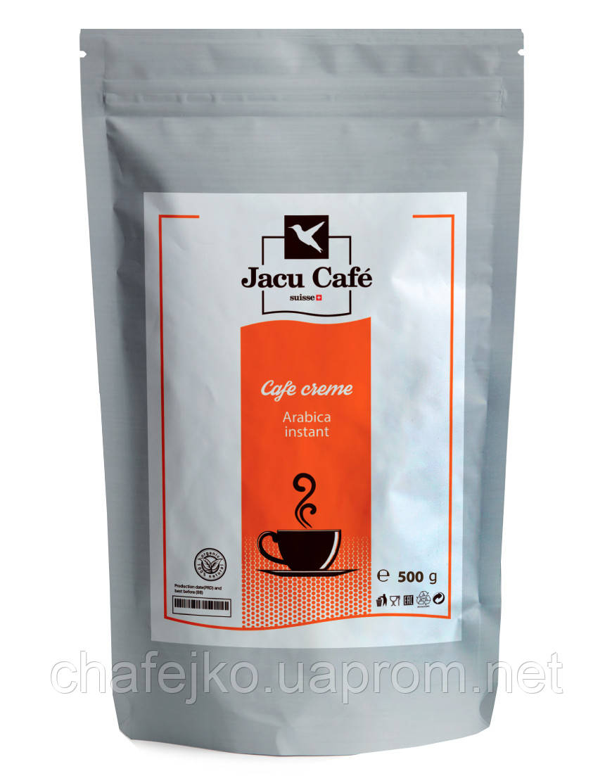 Кофе Jacu Café crème растворимый 500г (6) - фото 1 - id-p1005845818