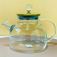 Чайник заварочный из жаропрочного стекла "Жемчужина океана", 1000мл