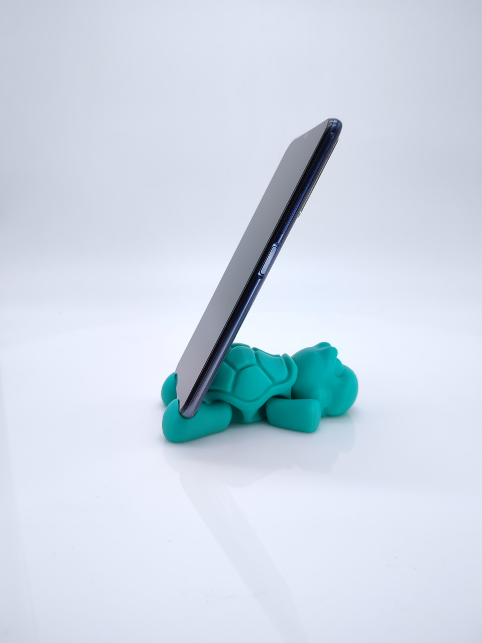 Підставка під телефон настільна тримач для смартфонів у вигляді черепашки із зеленого пластика