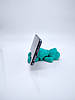 Підставка під телефон настільна тримач для смартфонів у вигляді черепашки із зеленого пластика, фото 2