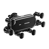 Держатель для мобильного телефона Essager Vios Gravity Car Mount Phone Holder black