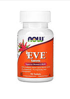 NOW Foods, EVE, покращені мультивітаміни для жінок, 90 таблеток