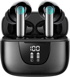 Бездротові навушники Vtkp S42. Bluetooth 5.3, водонепроникні стереонавушники