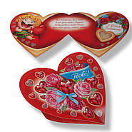 Листи Валентинки оптом 24*12 см, фото 3