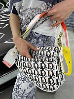Женская сумочка Christian Dior Saddle белая или синяя. (распродажа остатки)