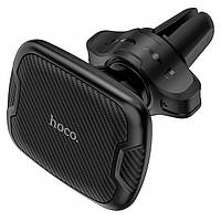 Магнитный держатель на воздуховод Hoco CA65 Sagittarius series air outlet magnetic car holder Чёрный kr