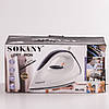 Праска ручна з антипригарним покриттям 1200 Вт з керамічною підошвою SOKANY SK-119, фото 6