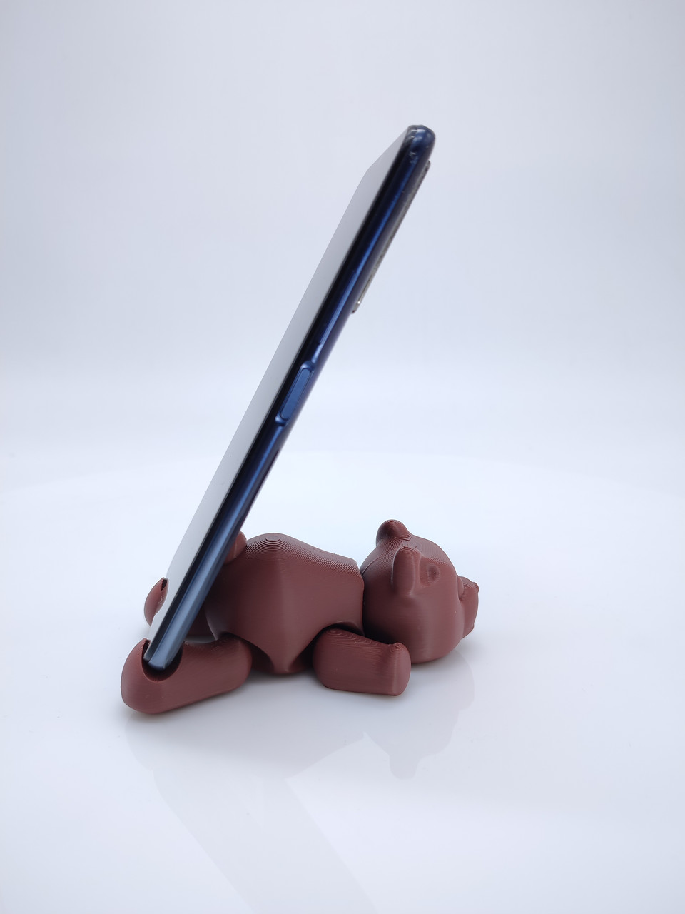 Настільна підставка тримач для телефонів універсальний у вигляді ведмедя 3D друк стійка для смартфона