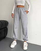 Спортивные штаны женские трехнитка на флисе 42-44; 46-48 (2цв) "POSMITNUY" от прямого поставщика