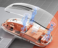 Мышь беспроводная прозрачная M133 (100)
